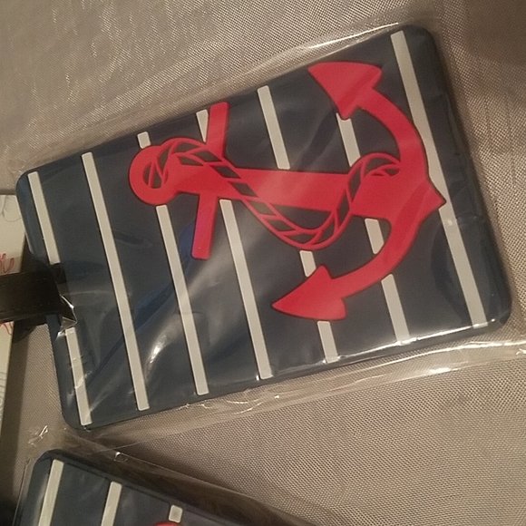Anchor 2pk luggage tags new on card - Picture 2 of 3